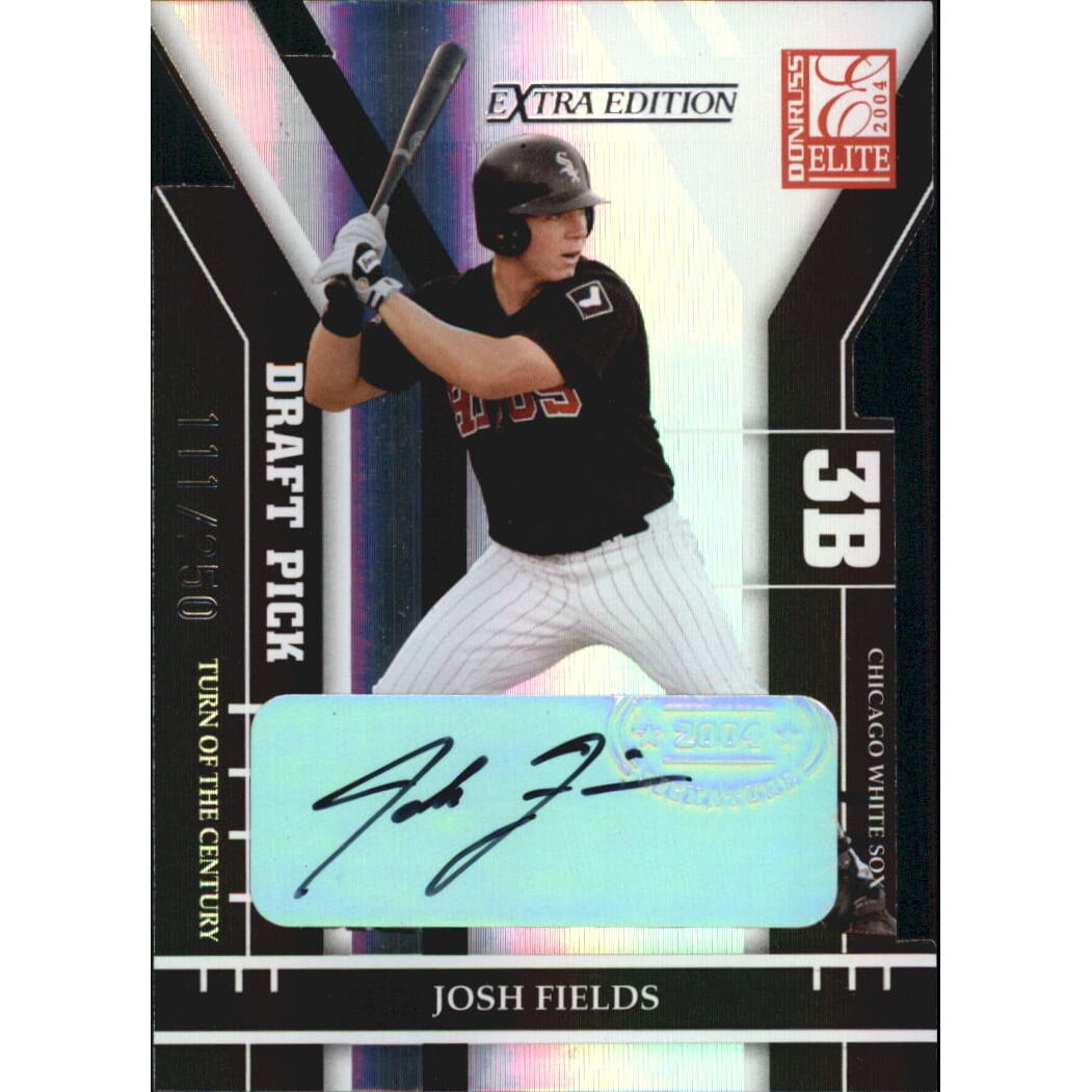 2004 Donruss Elite Extra Edition Signature Turn of the Century #298 Josh Fields DP/250. rookie card picture