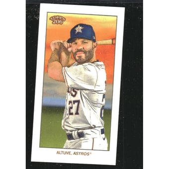 2024 Topps 206 El Principal De Galles Back #10 Jose Altuve