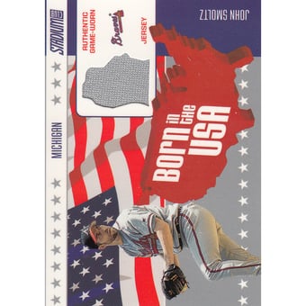 2003 Stadium Club Born in the USA Relics #JS John Smoltz Jsy