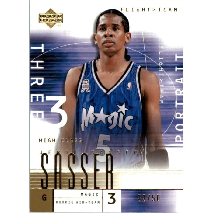 2001-02 Upper Deck Flight Team Gold #96 Jeryl Sasser. rookie card picture