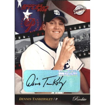 2002 Studio Private Signings #246 Dennis Tankersley ROO/100