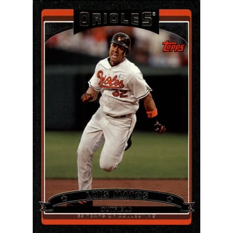2006 Topps Black #356 Luis Matos