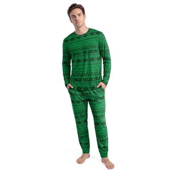 Men's Concepts Sport Kelly Green Philadelphia Eagles Jubilee Long Sleeve T-Shirt & Pant Set
