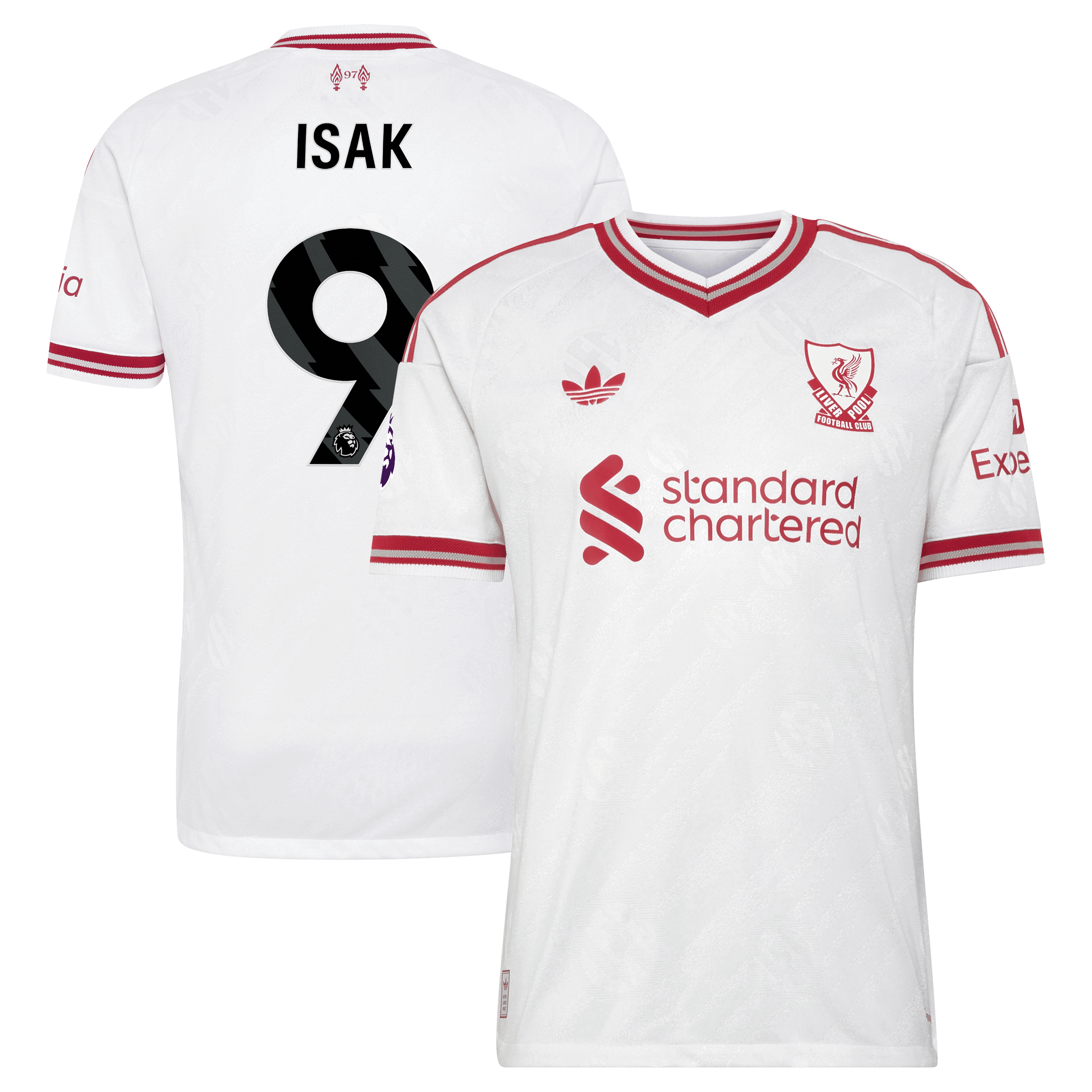 Men's adidas Alexander Isak White Liverpool 2026/27 Away On-Field Authentic Jersey