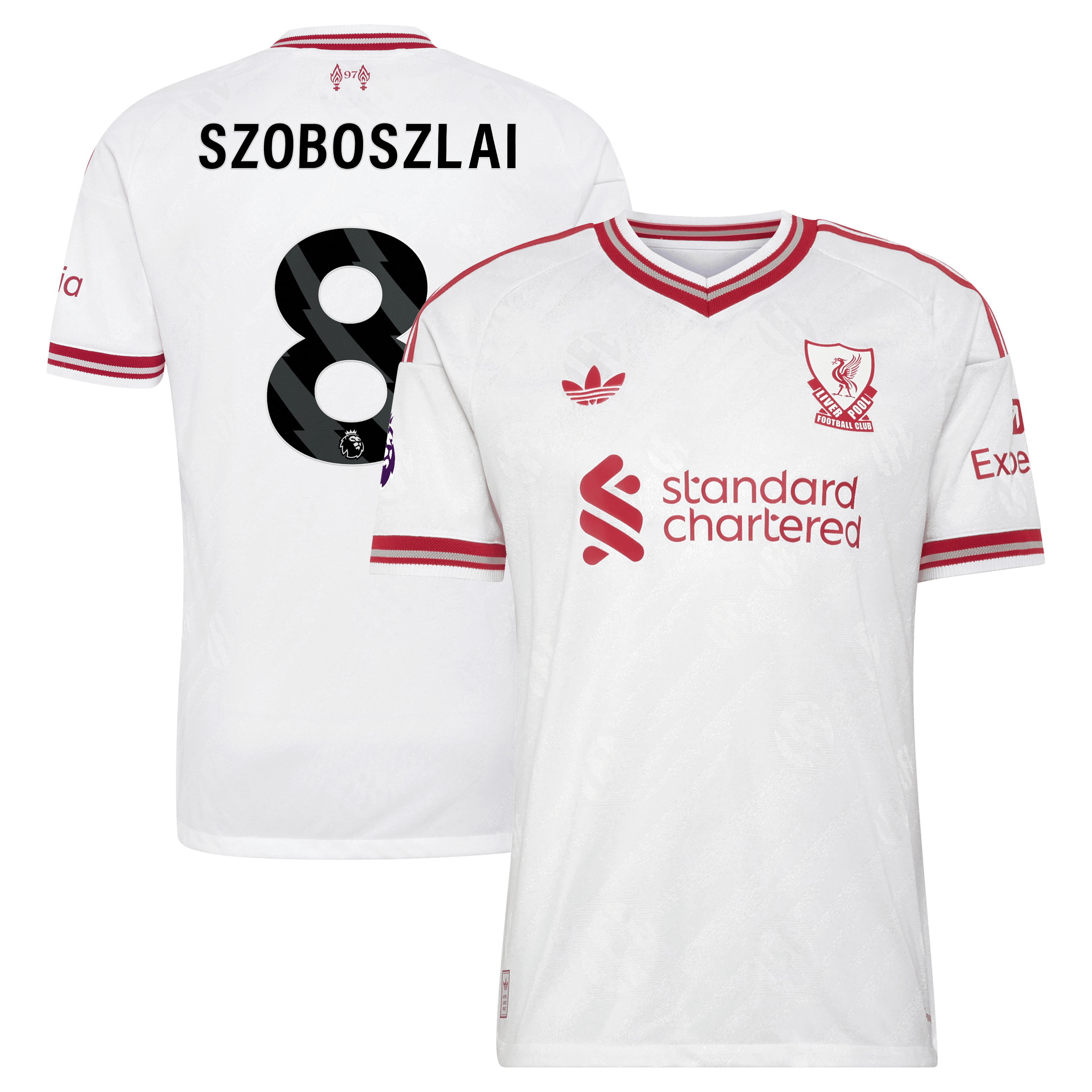 Men's adidas Dominik Szoboszlai White Liverpool 2026/27 Away On-Field Authentic Jersey