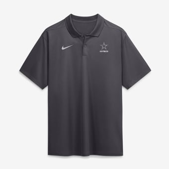 Men's Nike Anthracite Dallas Cowboys Fractal Logo Victory Dri-FIT Polo
