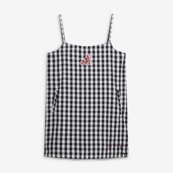 Women's Gameday Social Black Texas A&M Aggies Gingham Skort Dress