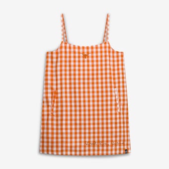 Women's Gameday Social Texas Orange Texas Longhorns Gingham Skort Dress
