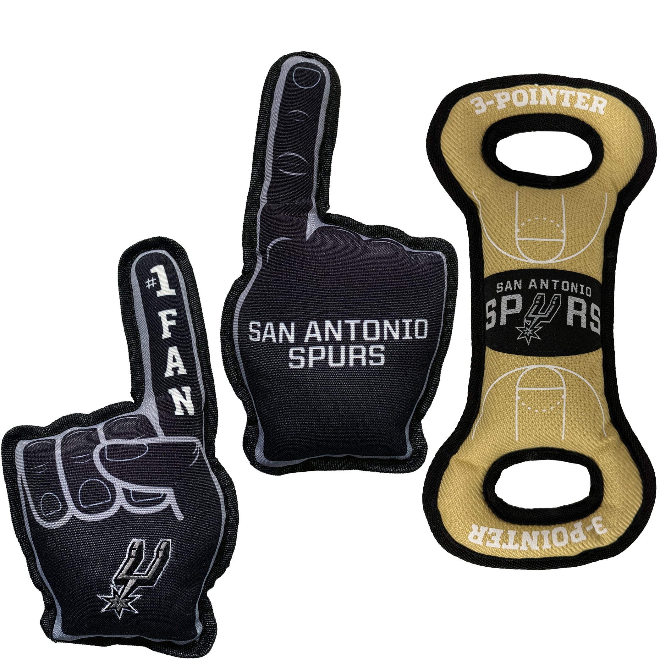 Pets First San Antonio Spurs Two-Piece Toy Bundle