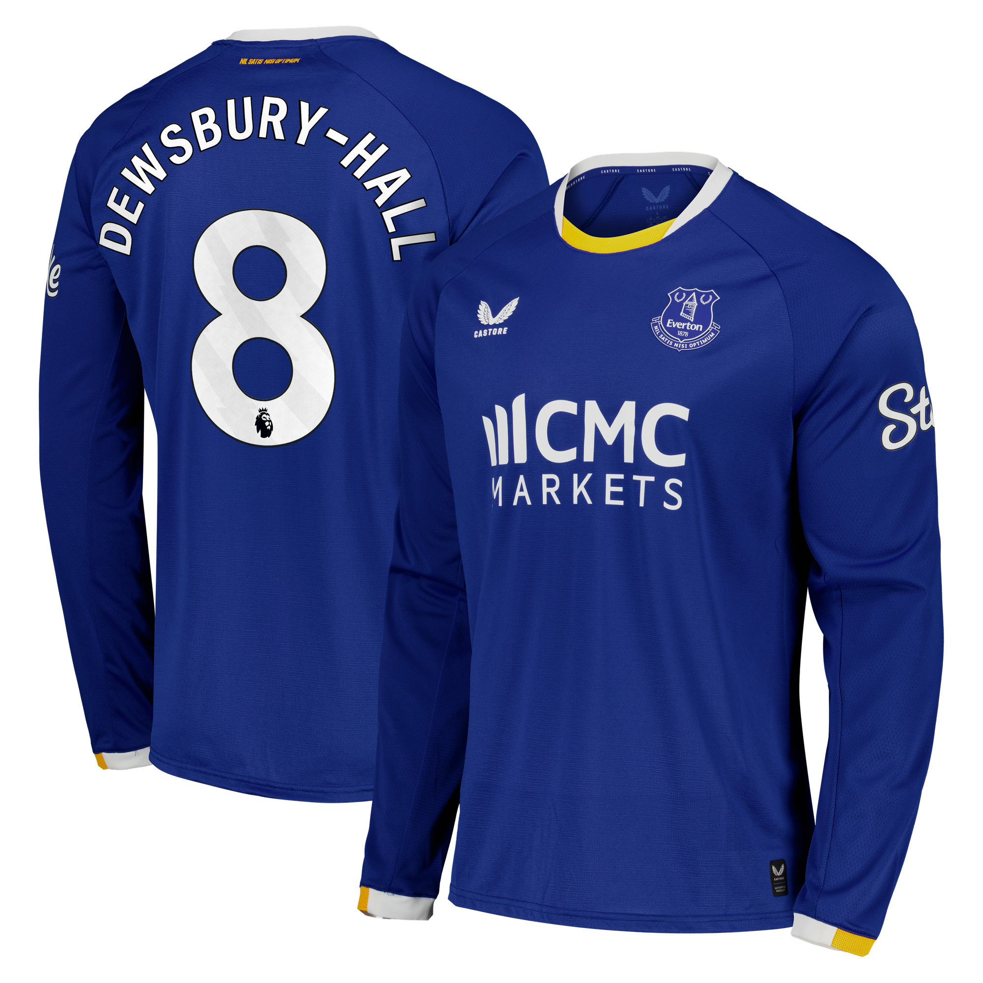 Maillot Pro Domicile Everton Castore 2026-27 - Manches longues avec flocage Dewsbury-Hall 8