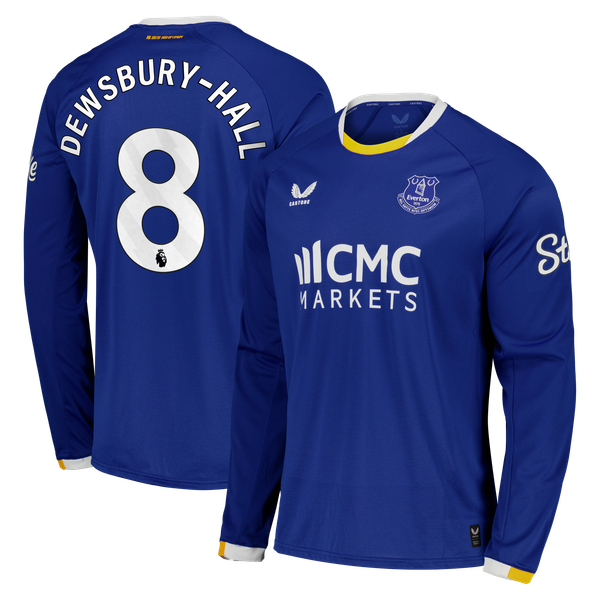 Maillot Pro Domicile Everton Castore 2026-27 - Manches longues avec flocage Dewsbury-Hall 8