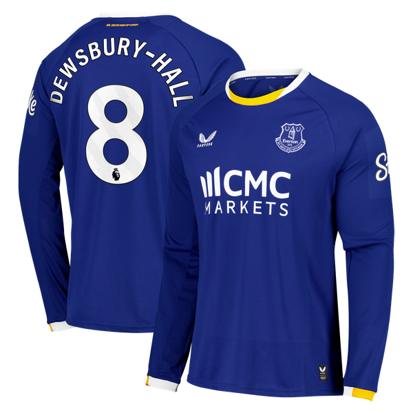 Maillot Repliqué Domicile Everton Castore 2026-27 - Manches longues avec flocage Dewsbury-Hall 8
