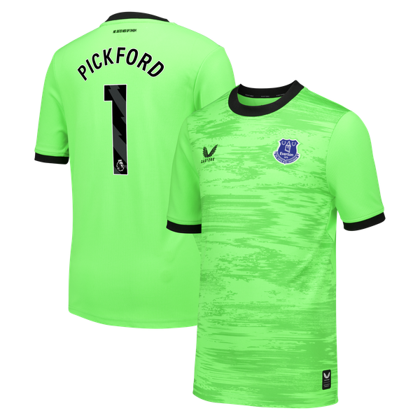 Maillot de gardien Domicile Everton Castore 2026-27 - Enfants avec flocage Pickford 1