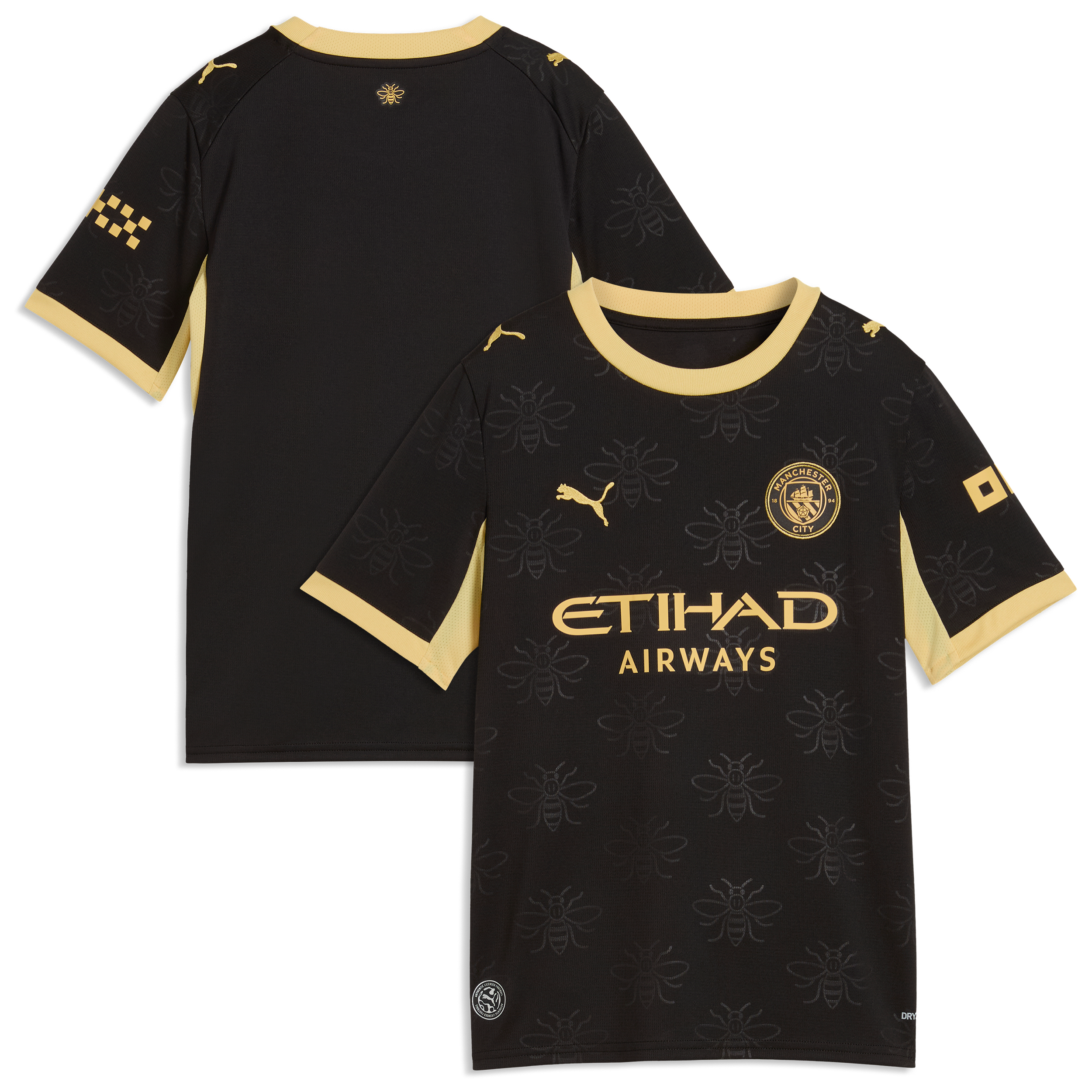 Youth Puma  Black Manchester City 2026/27 Away Replica Jersey