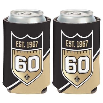 WinCraft New Orleans Saints  60th Anniversary Two-Piece Can Cooler Set