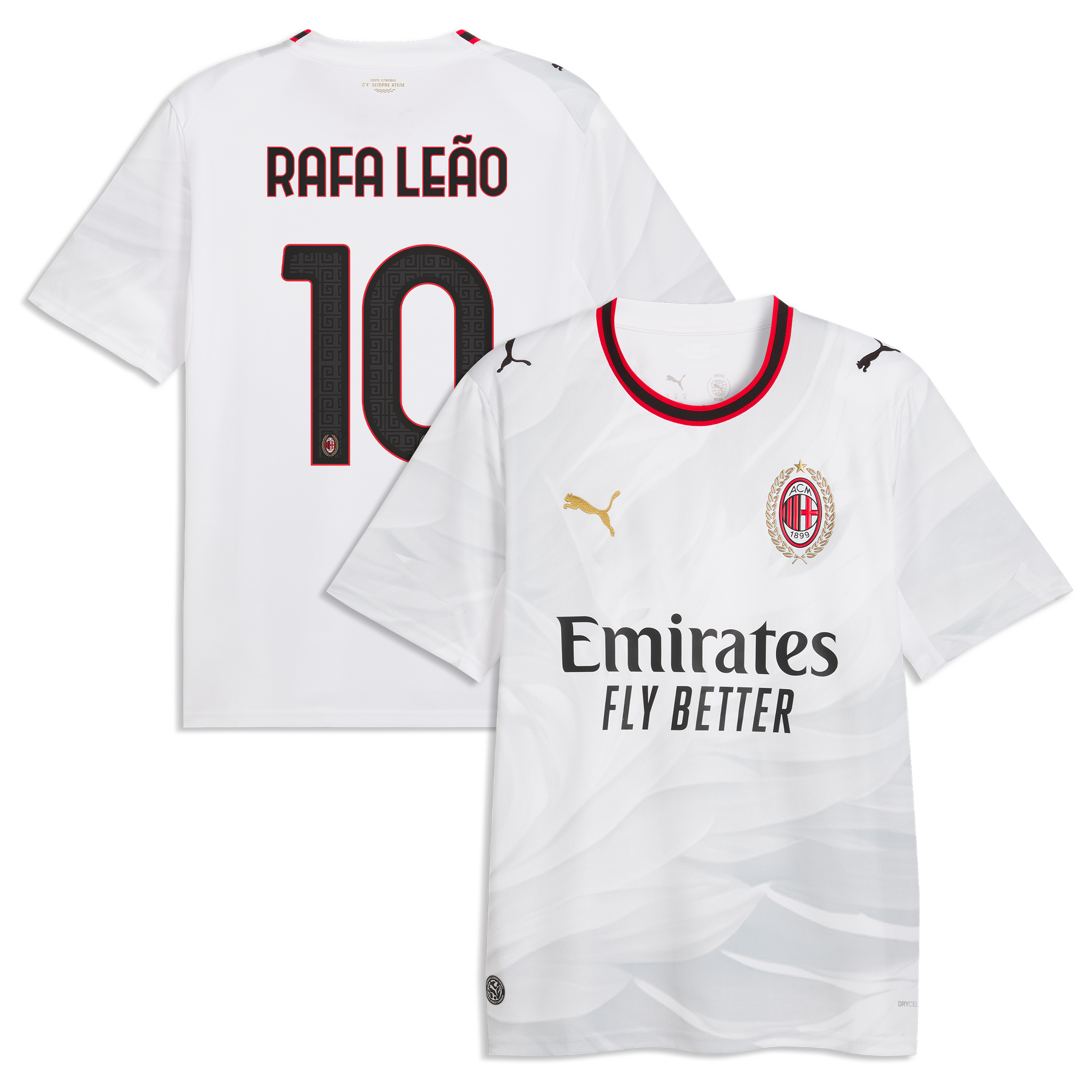 Men's Puma Rafael Leão White AC Milan 2026/27 Away Replica Jersey