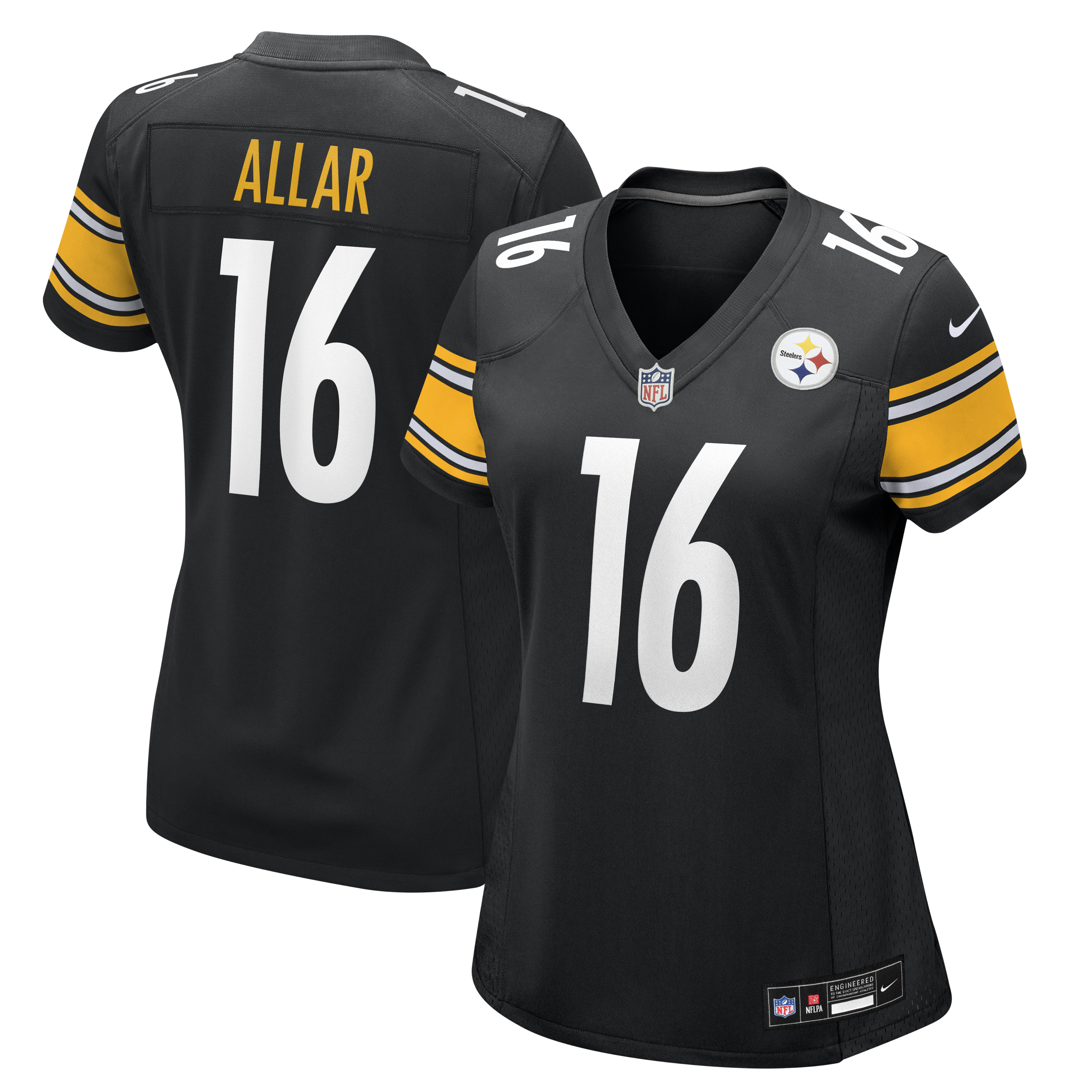 Women's Nike Drew Allar Black Pittsburgh Steelers Team Game Jersey