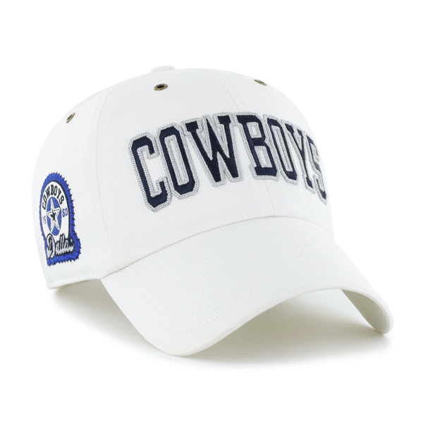 Women's Stoney Clover Lane x '47 White Dallas Cowboys Overlay Clean Up Adjustable Hat
