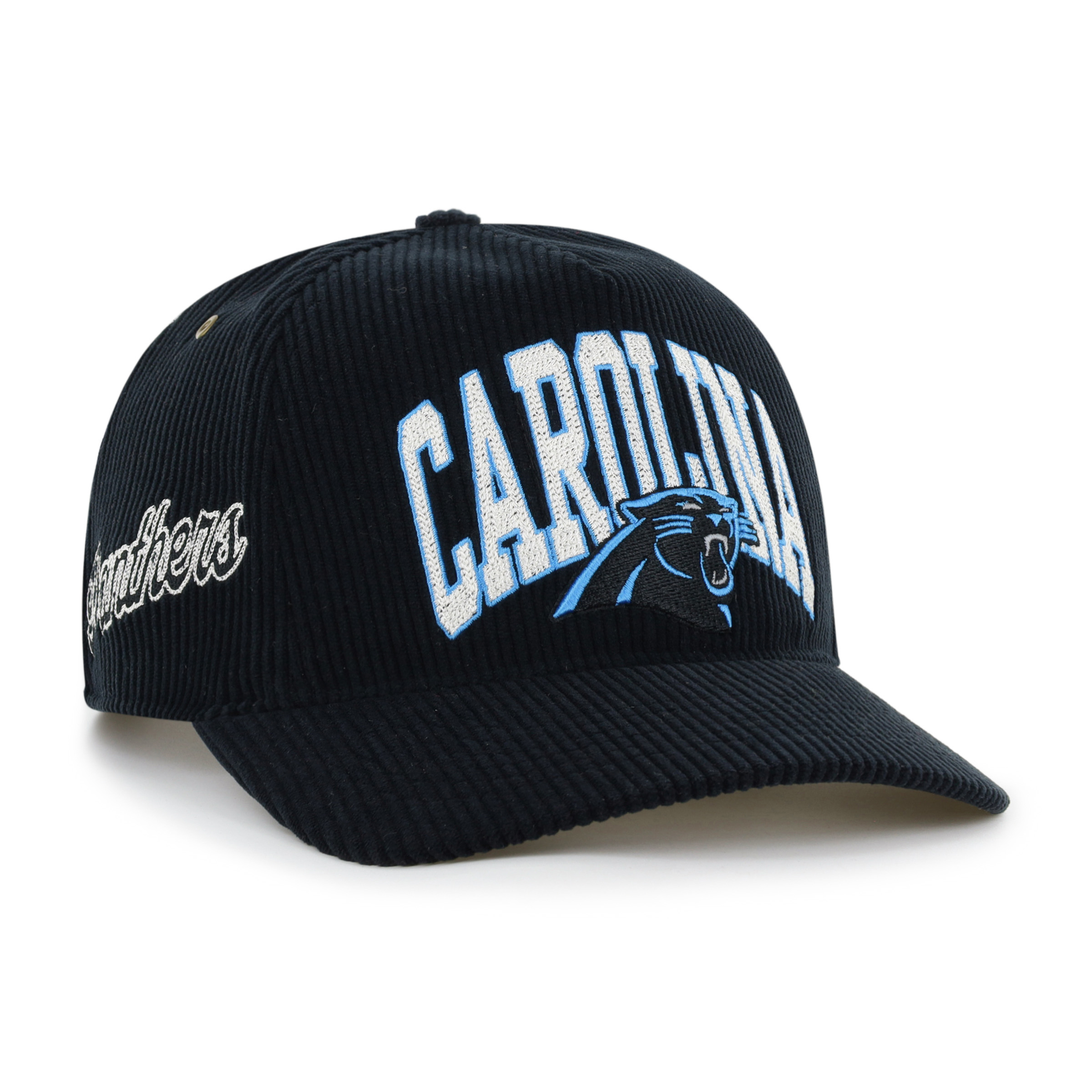Women's Stoney Clover Lane x '47 Black Carolina Panthers Big Arch Hitch Adjustable Hat