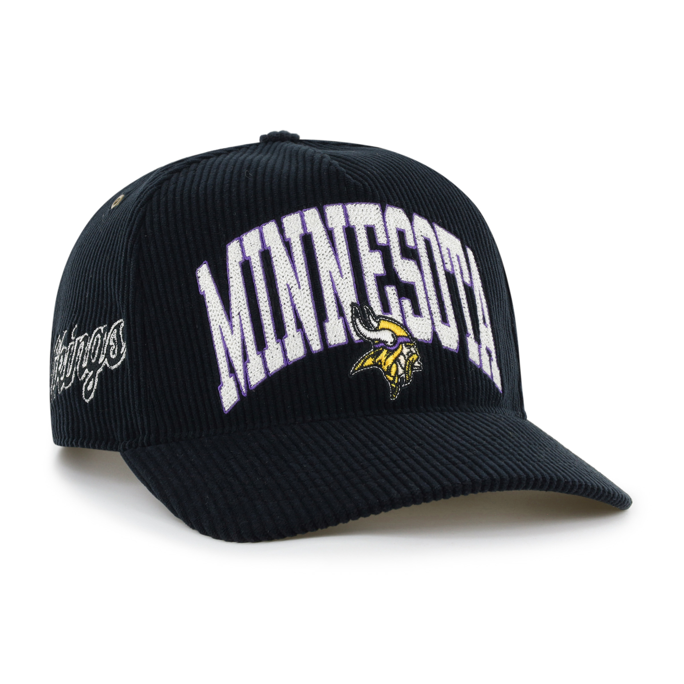 Women's Stoney Clover Lane x '47 Black Minnesota Vikings Big Arch Hitch Adjustable Hat