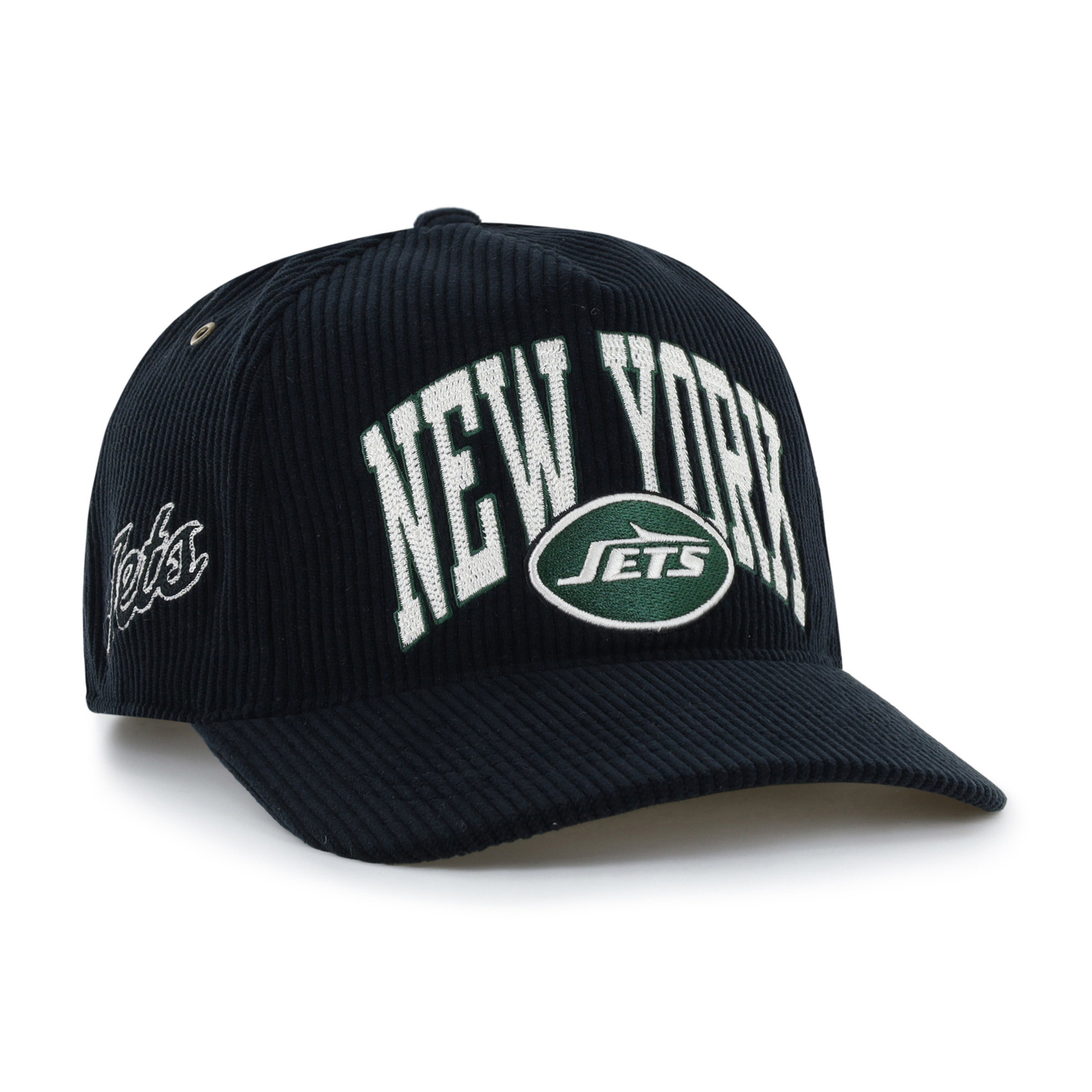 Women's Stoney Clover Lane x '47 Black New York Jets Big Arch Hitch Adjustable Hat