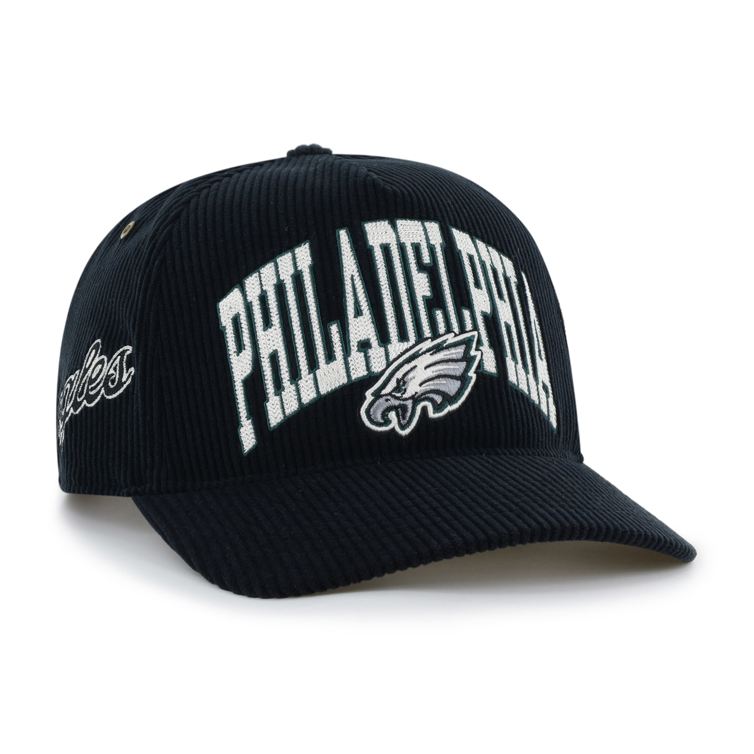 Women's Stoney Clover Lane x '47 Black Philadelphia Eagles Big Arch Hitch Adjustable Hat