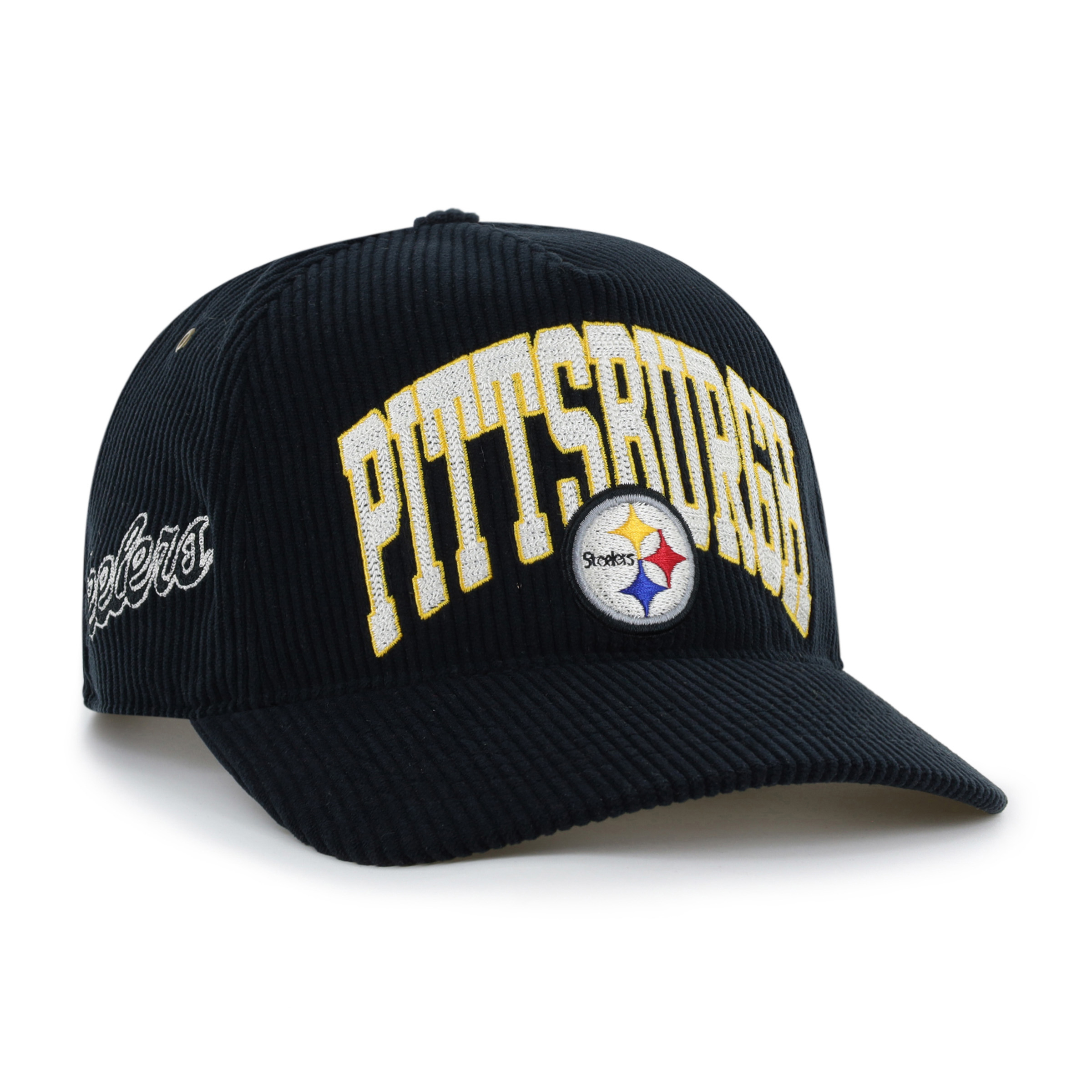 Women's Stoney Clover Lane x '47 Black Pittsburgh Steelers Big Arch Hitch Adjustable Hat