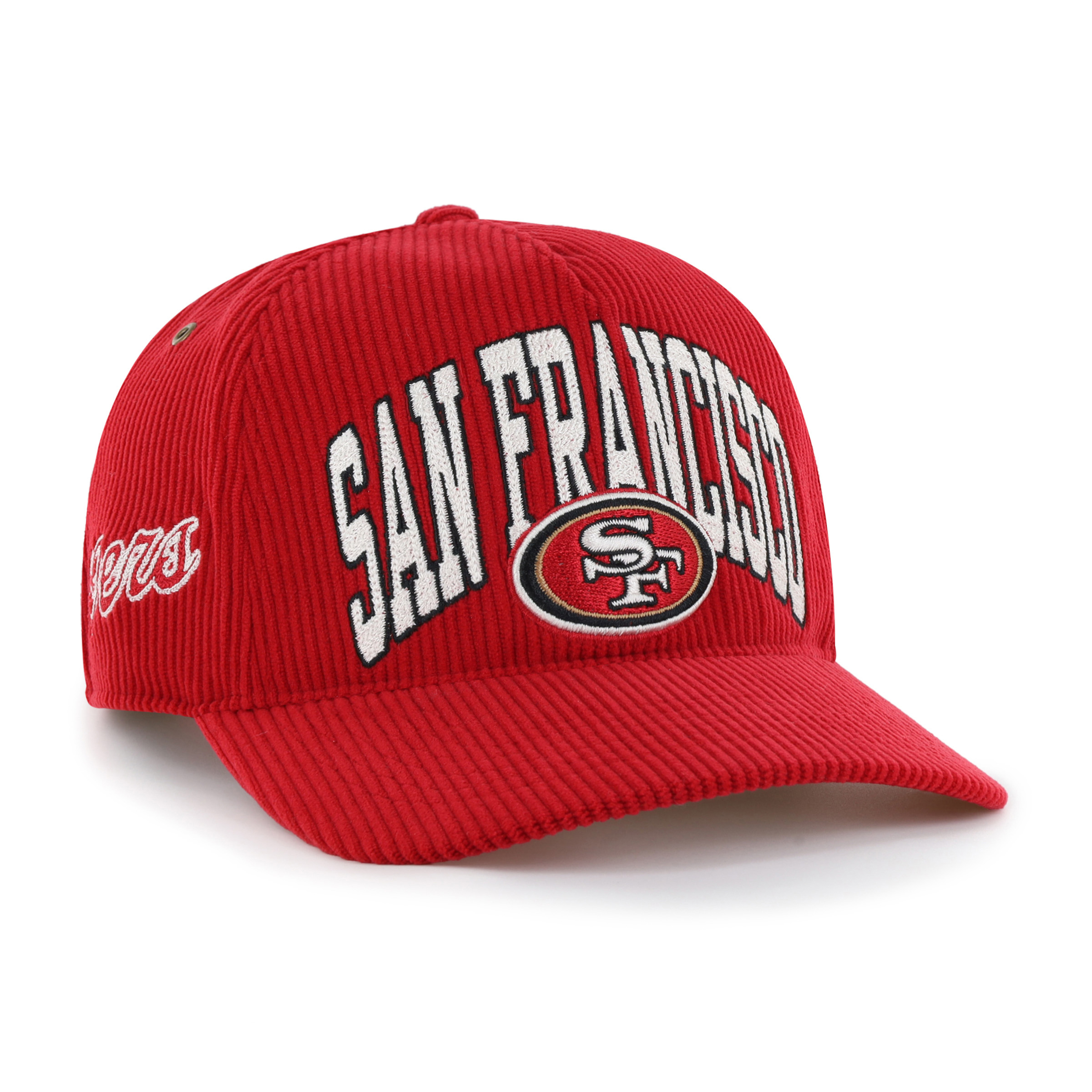 Women's Stoney Clover Lane x '47 Scarlet San Francisco 49ers Big Arch Hitch Adjustable Hat