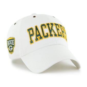 Women's Stoney Clover Lane x '47 White Green Bay Packers Overlay Clean Up Adjustable Hat