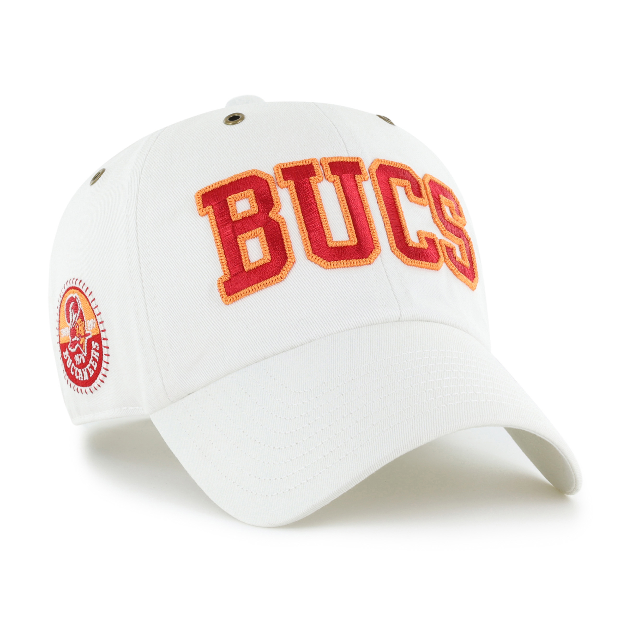 Women's Stoney Clover Lane x '47 White Tampa Bay Buccaneers Overlay Clean Up Adjustable Hat