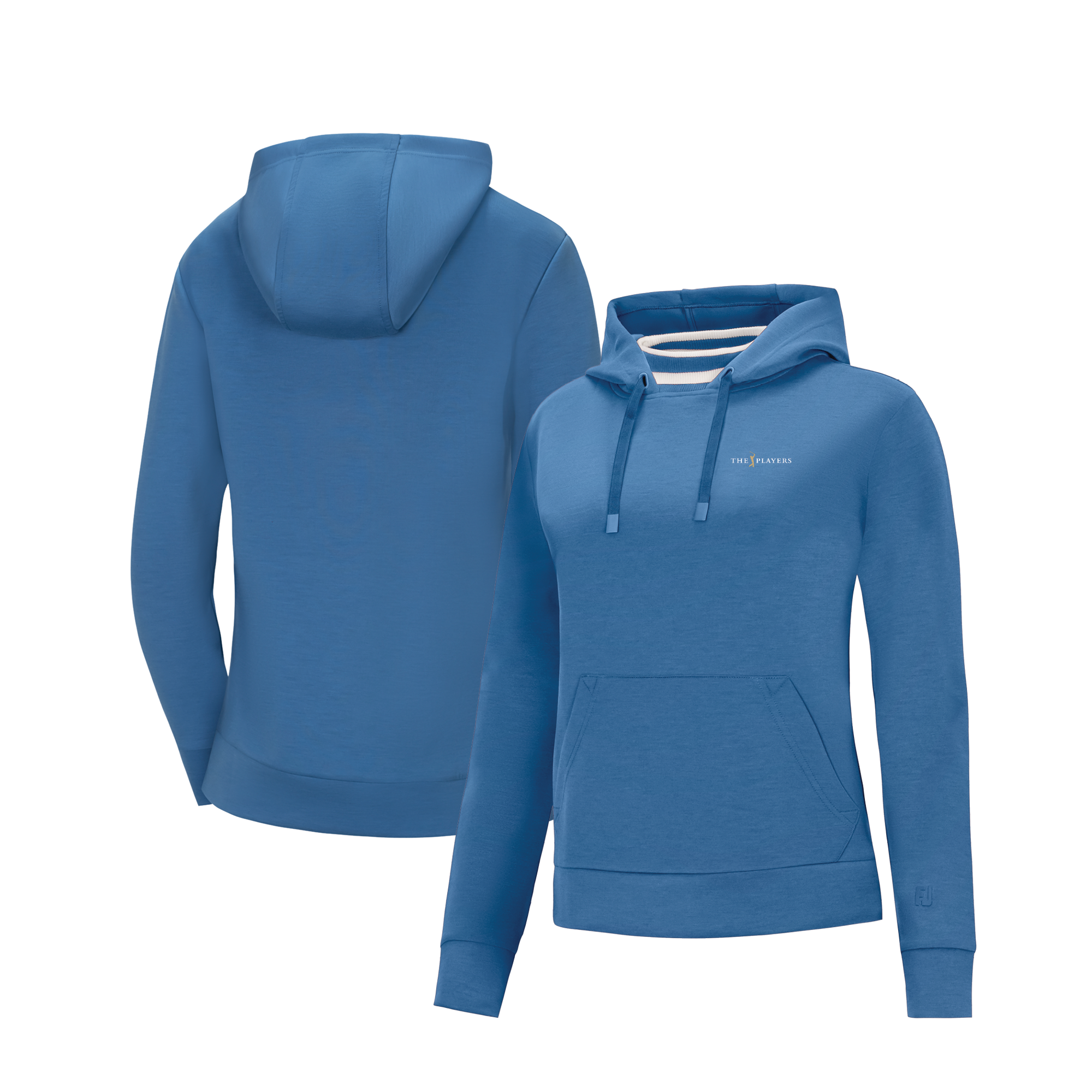 Women’s FootJoy Blue THE PLAYERS Rib Collar Tri-Blend Hoodie Women’s FootJoy Blue THE PLAYERS Rib Collar Tri-Blend Hoodie