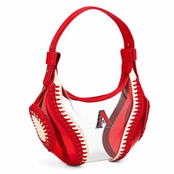 Montana West Arizona Diamondbacks Clear Slouchy Shoulder Bag