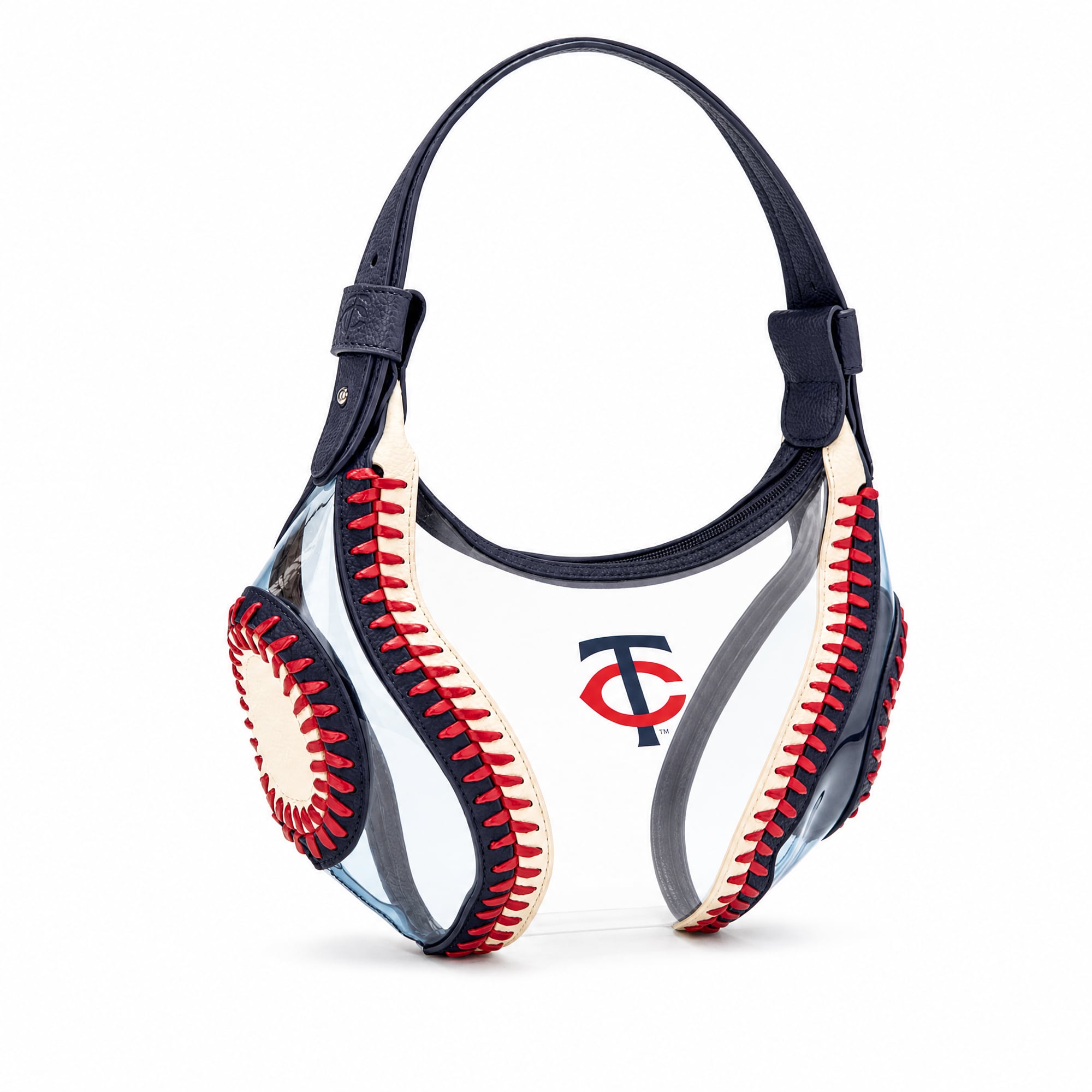 Montana West Minnesota Twins Clear Slouchy Shoulder Bag