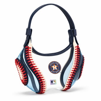 Montana West Houston Astros Clear Slouchy Shoulder Bag