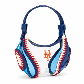 Montana West New York Mets Clear Slouchy Shoulder Bag