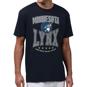 Men's Starter Navy Minnesota Lynx Center Squeeze T-Shirt