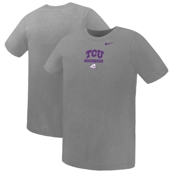 Preschool Nike Gray TCU Horned Frogs Name Bar Legend Dri-FIT T-Shirt