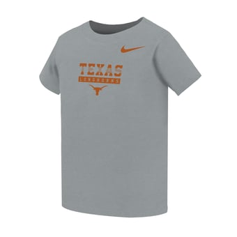 Toddler Nike Gray Texas Longhorns Name Bar Legend Dri-FIT T-Shirt