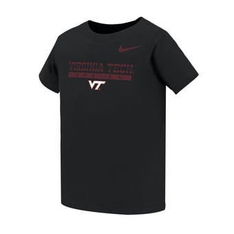 Toddler Nike Black Virginia Tech Hokies Name Bar Legend Dri-FIT T-Shirt