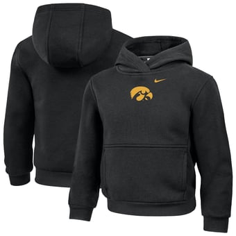 Preschool Nike Black Iowa Hawkeyes Core Hoodie