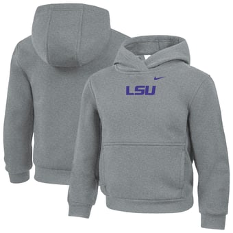 Preschool Nike Gray LSU Tigers Core Hoodie