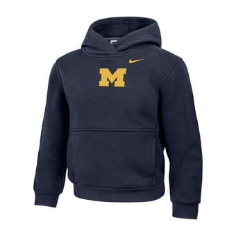Preschool Nike Navy Michigan Wolverines Core Hoodie