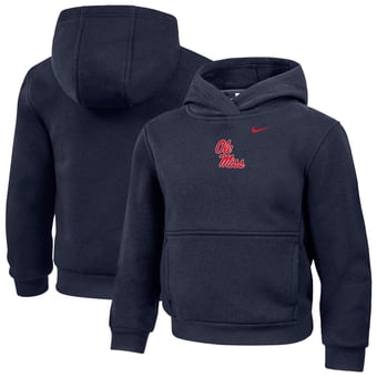 Preschool Nike Navy Ole Miss Rebels Core Hoodie