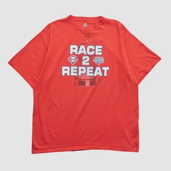 World Series Majestic 2009 T-shirt - Red - XL by Fanatics Real Vintage