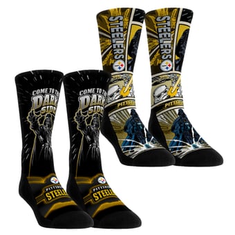 Unisex Rock Em Socks Pittsburgh Steelers Star Wars Empire Two-Pack Crew Socks