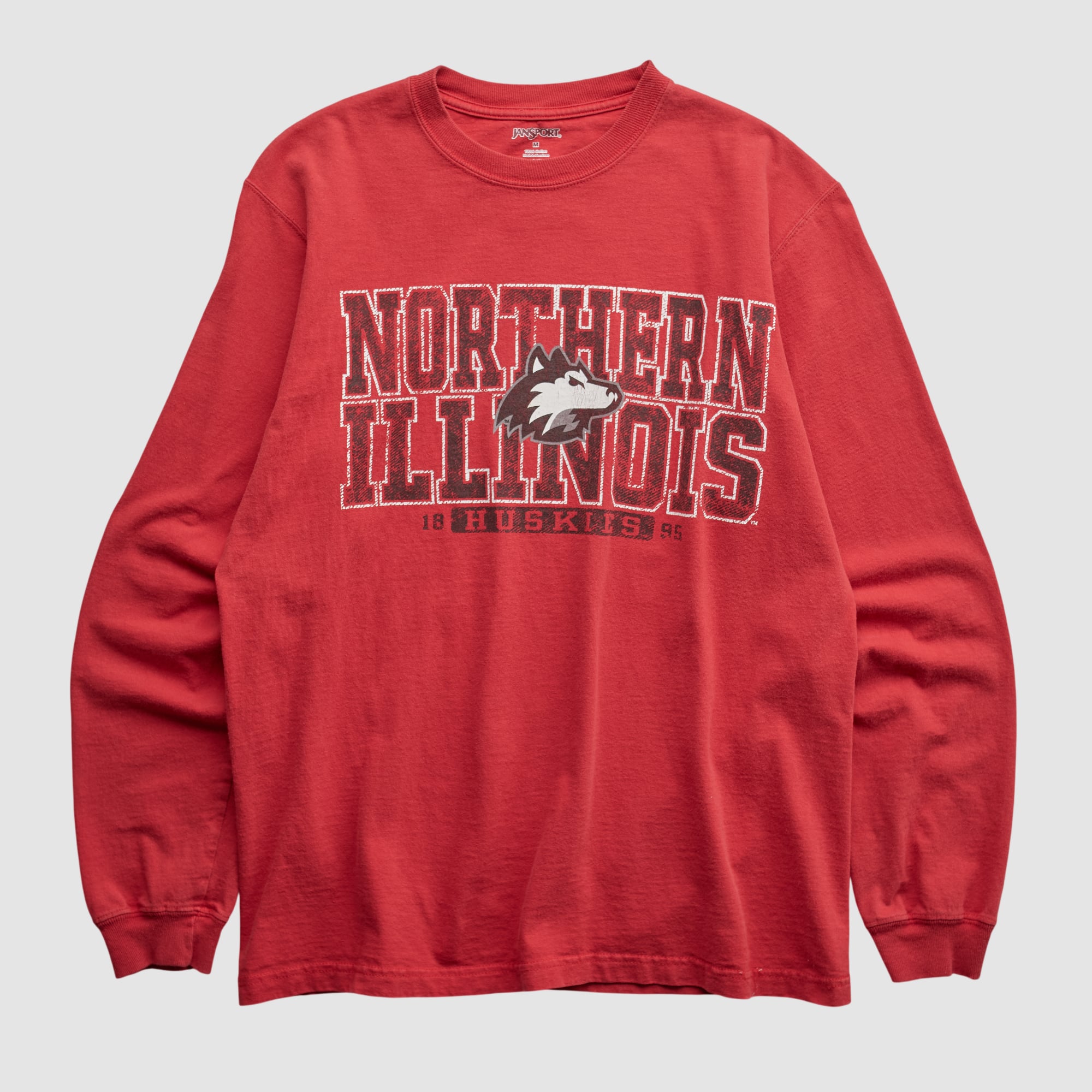 Northern Illinois Huskies Jansport 2010s Long Sleeve T-shirt - Red - S by Fanatics Real Vintage