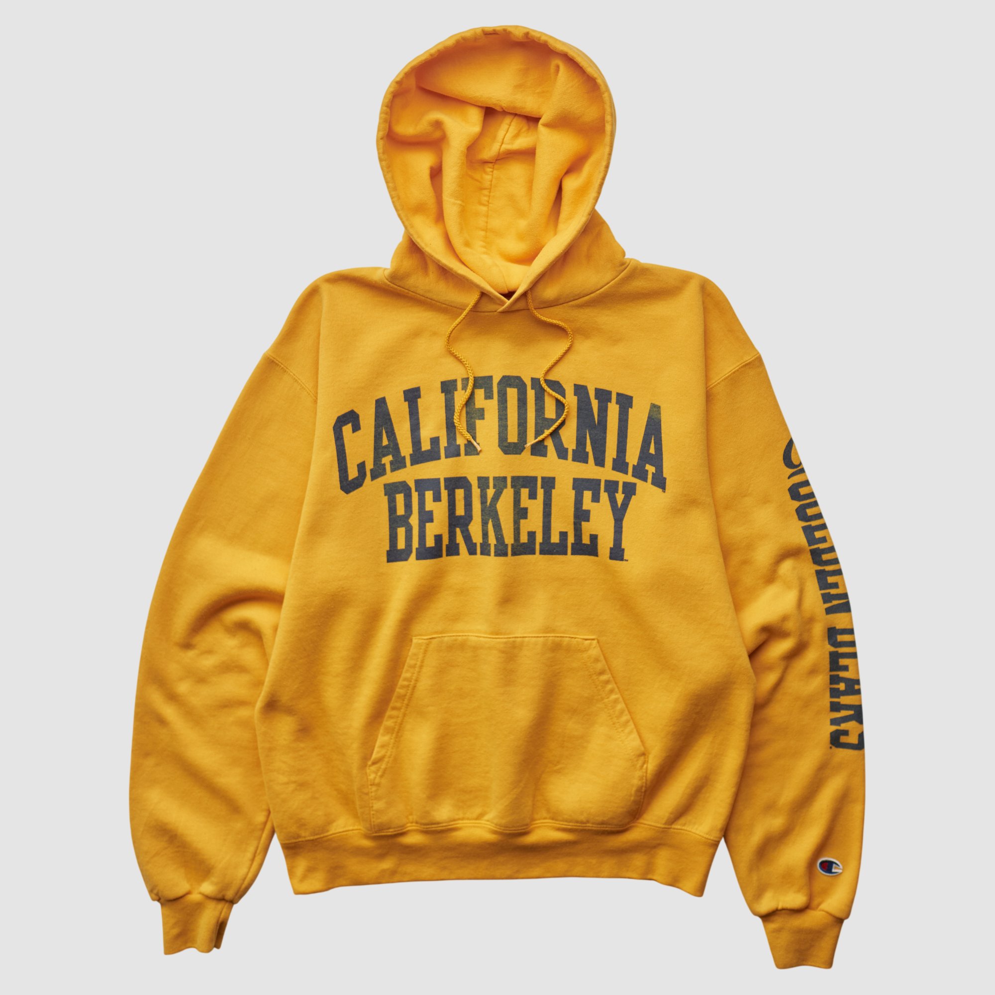 Cal Bears Champion 2000s Hooded Pullover Sweatshirt - Yellow - S by Fanatics Real Vintage