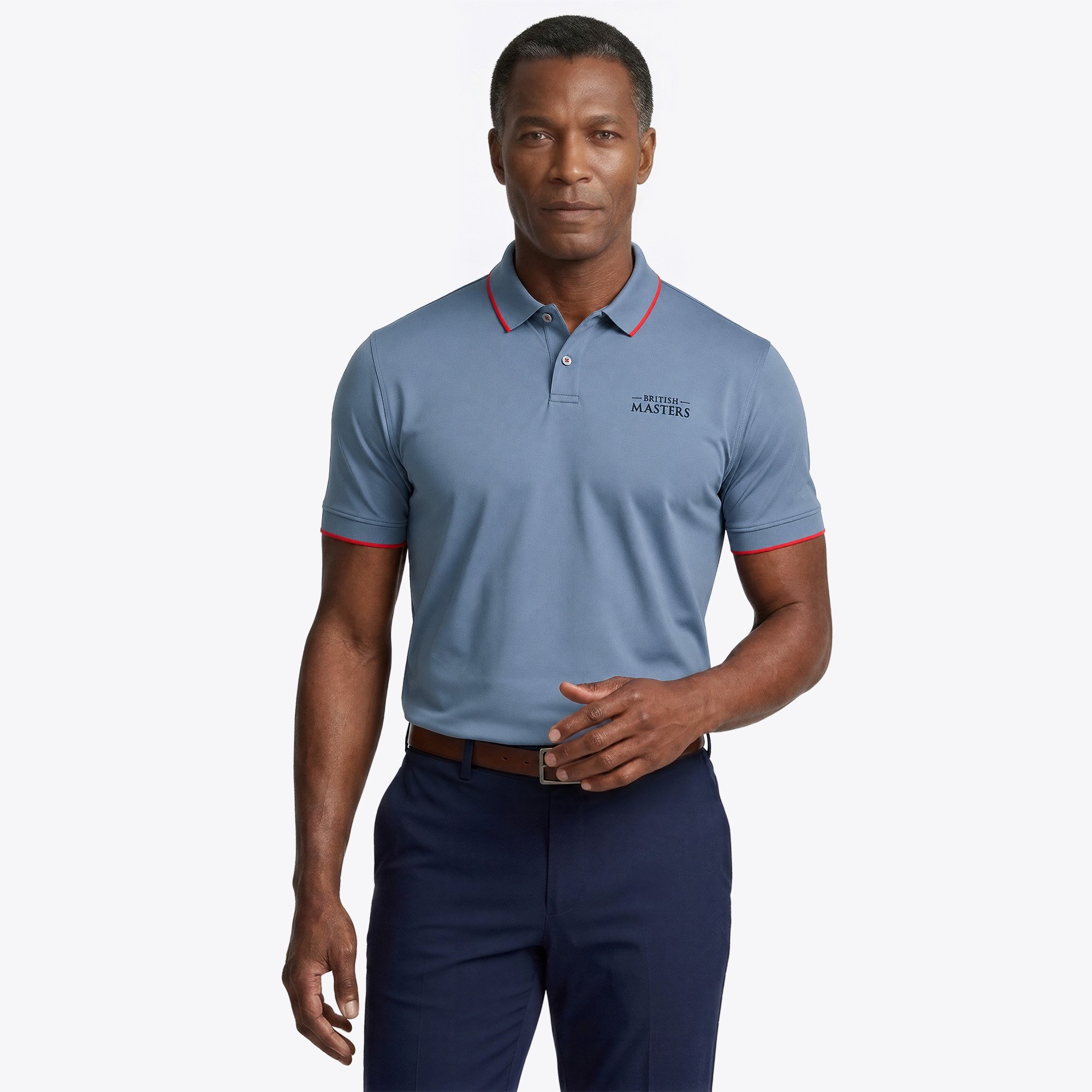 Husqvarna British Masters Footjoy Polo – Blu Navy