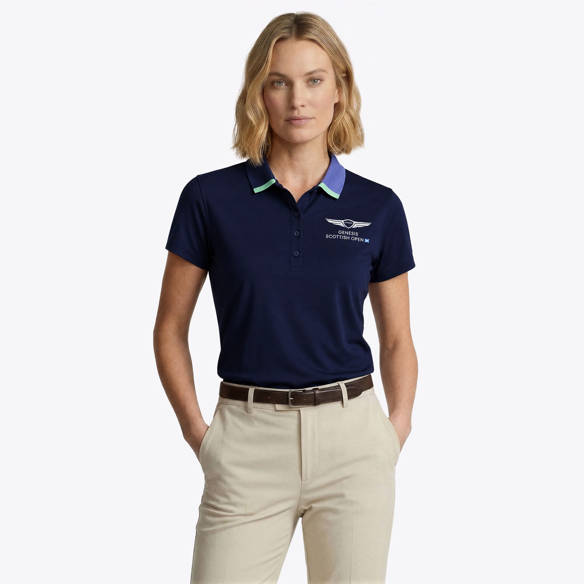 Genesis Scottish Open : polo Under Armour - Bleu marine - Femme
