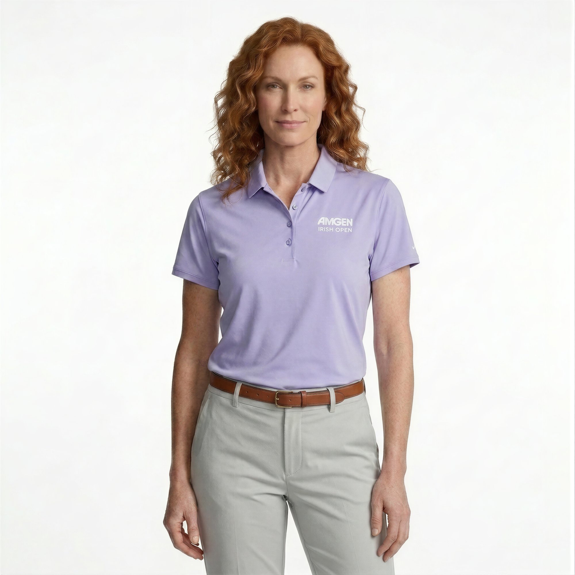 Polo Nike Amgen Irish Open - Violet - Femme